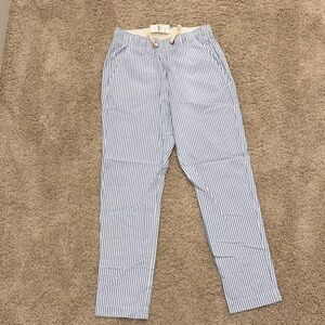 Crewcuts Blue and White Striped Chinos